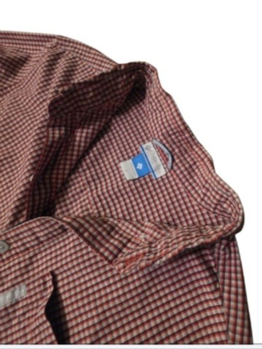 Like NEW COLUMBIA Long sleeve button down plaid shirt. Men's medium. - Picture 3 of 6